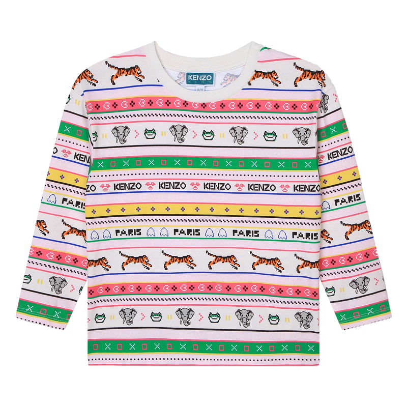 T-shirt à manches longues KENZO KIDS 
                    FILLE