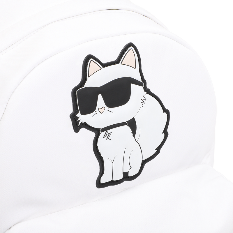 Petit sac à dos avec badge KARL LAGERFELD KIDS 
                    FILLE