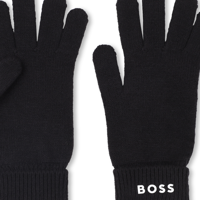Gant tricot en jersey BOSS 
                    GARCON