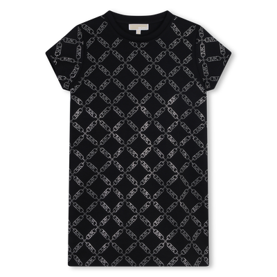 Robe cloutée à manches courtes MICHAEL KORS FILLE