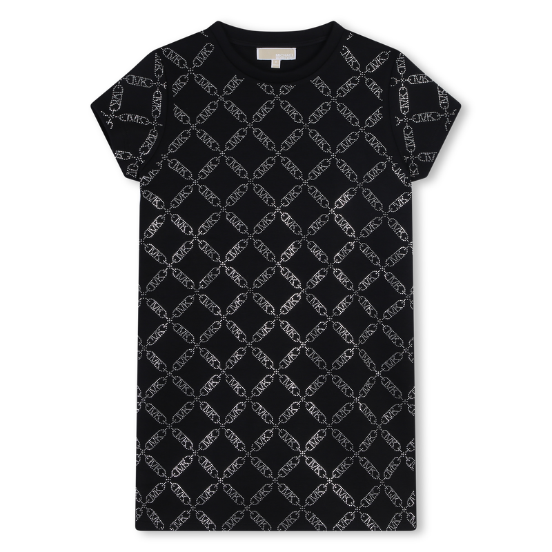 Robe cloutée à manches courtes MICHAEL KORS 
                    FILLE