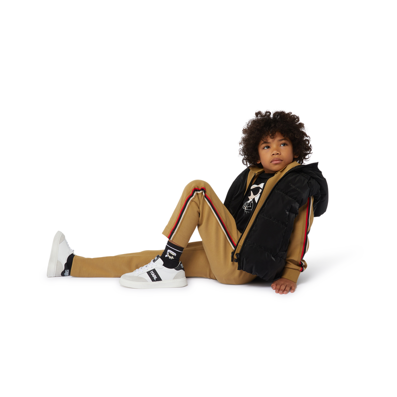 Cardigan de jogging zippé KARL LAGERFELD KIDS 
                    GARCON