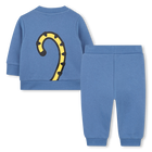 Ensemble sweat et pantalon en molleton KENZO KIDS 
                    UNISEXE