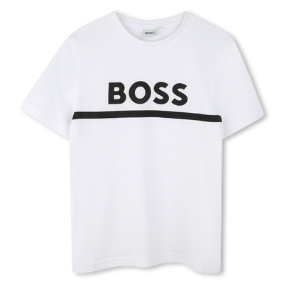TEE-SHIRT MANCHES COURTES BOSS GARCON
