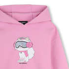 Robe &agrave; capuche KARL LAGERFELD KIDS 
                    FILLE