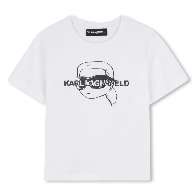 T-shirt &agrave; manches courtes KARL LAGERFELD KIDS 
                        FILLE