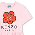 Robe froncee a la taille KENZO KIDS 
                    FILLE
