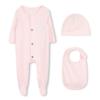 Ensemble pyjama bavoir et bonnet MICHAEL KORS FILLE