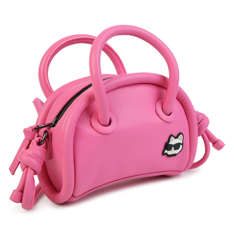 Sac à main zippé toile enduite KARL LAGERFELD KIDS 
                    FILLE