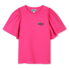 T-shirt uni manches courtes KENZO KIDS 
                    FILLE