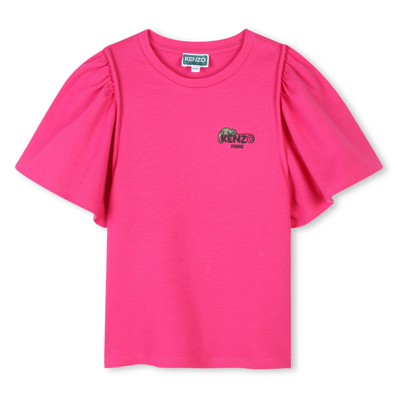 T-shirt uni manches courtes KENZO KIDS 
                        FILLE