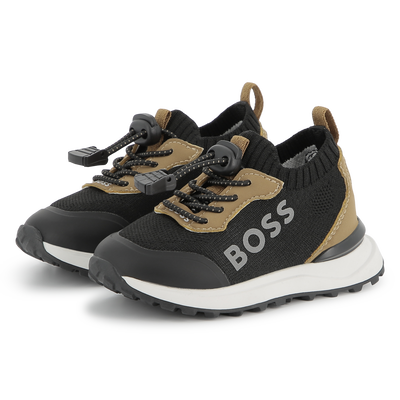 Baskets chaussettes lacées BOSS GARCON