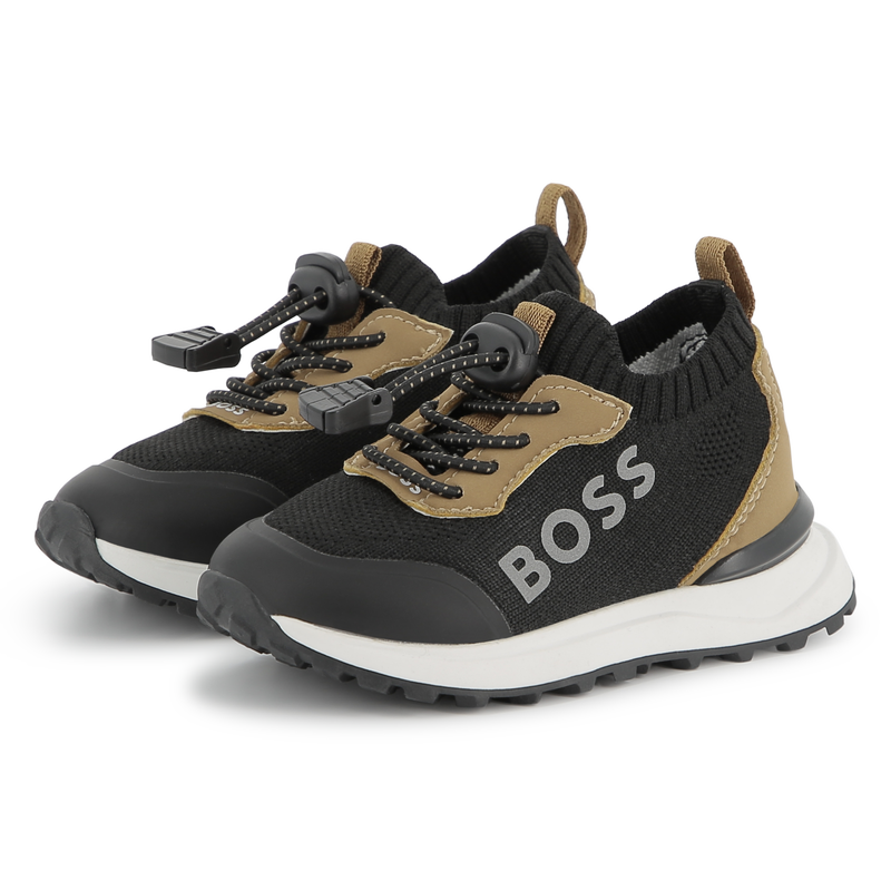 Baskets chaussettes lacées BOSS 
                    GARCON
