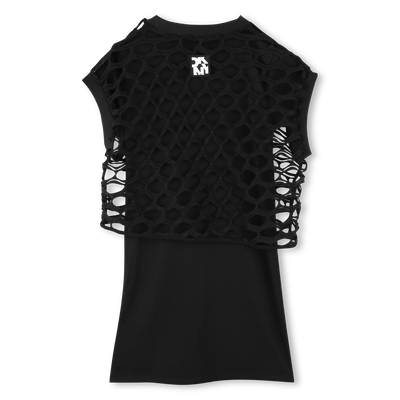 Robe 2 en 1 manches courtes DKNY FILLE