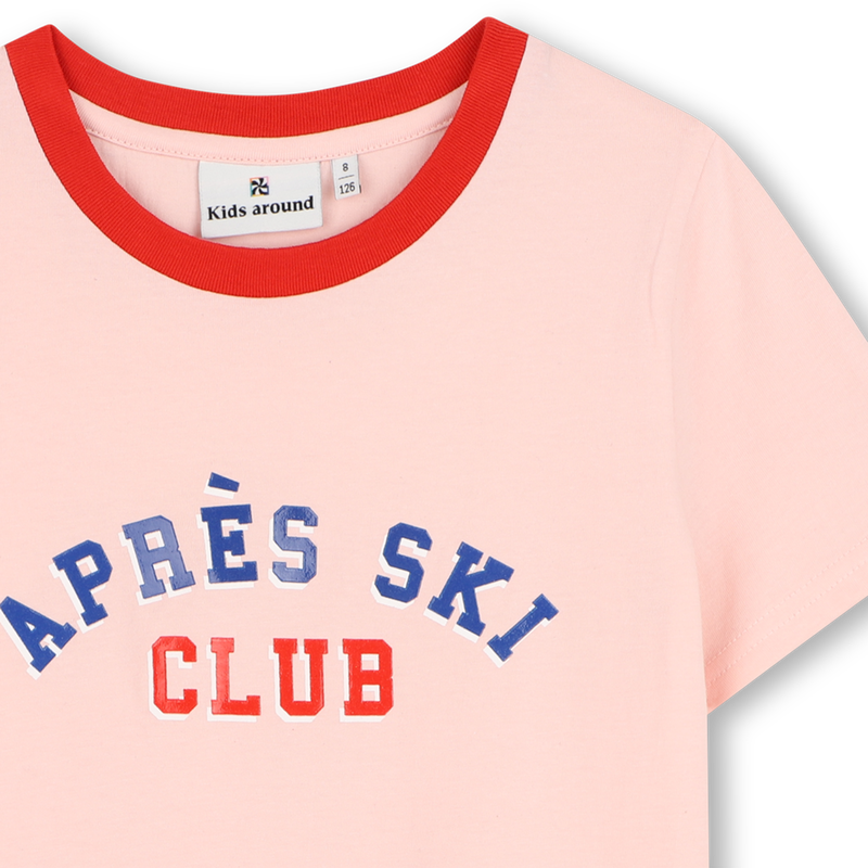 Tee-shirt manches courtes KIDS AROUND 
                        FILLE