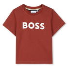Tee-shirt manches courtes, BURNT RED, hi-res