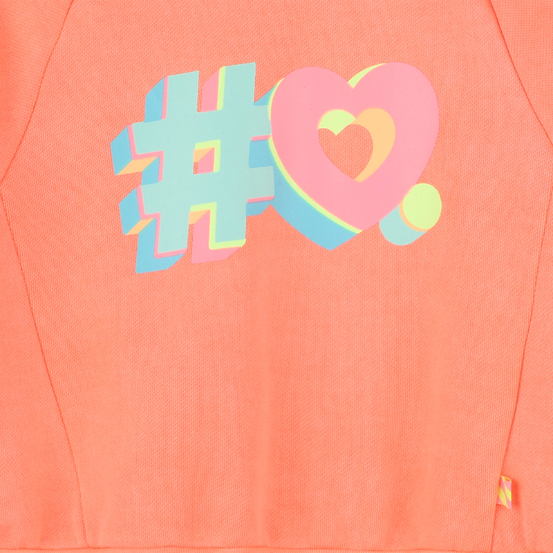 Sweat-shirt teinté en molleton BILLIEBLUSH 
                    FILLE