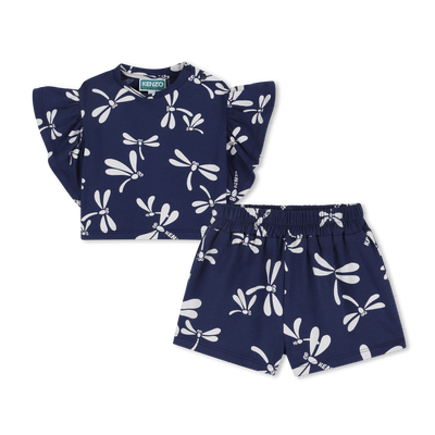 ENSEMBLE T-SHIRT ET SHORT KENZO KIDS FILLE