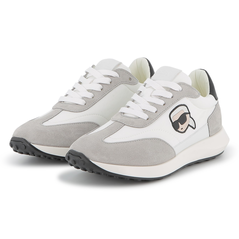 Baskets basses à lacets KARL LAGERFELD KIDS 
                    GARCON
