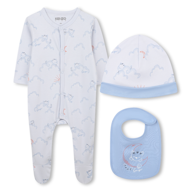 Ensemble pyjama, bavoir et bonnet KENZO KIDS 
                        GARCON