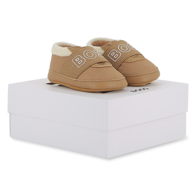 Chaussons souples en cuir de mouton BOSS UNISEXE