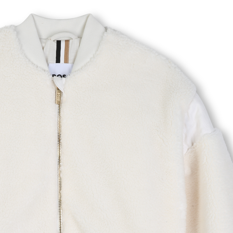 Blouson en sherpa BOSS 
                        FILLE