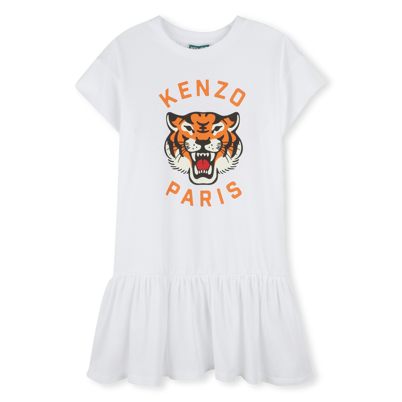 Robe imprimée à volant KENZO KIDS 
                    FILLE