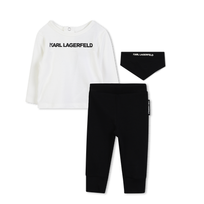 Ensemble t-shirt, cale&ccedil;on et foulard KARL LAGERFELD KIDS GARCON