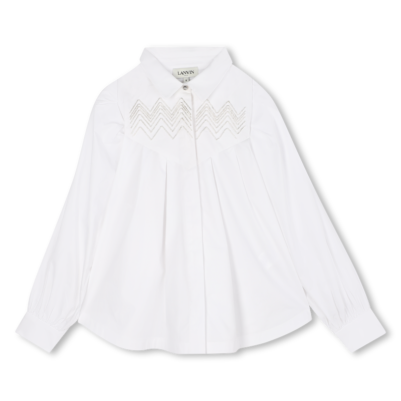Chemise en popeline de coton LANVIN 
                    FILLE