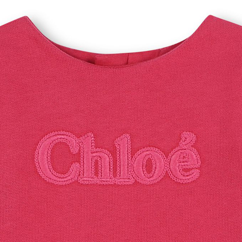 Robe molletonnée à noeud CHLOE 
                    FILLE