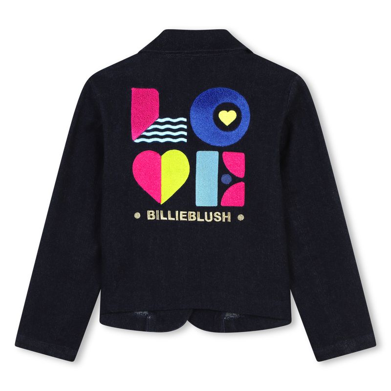 Veste en jean brodée au dos BILLIEBLUSH 
                    FILLE