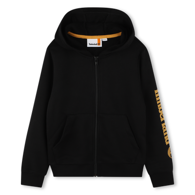 Cardigan &agrave; capuche en molleton TIMBERLAND GARCON