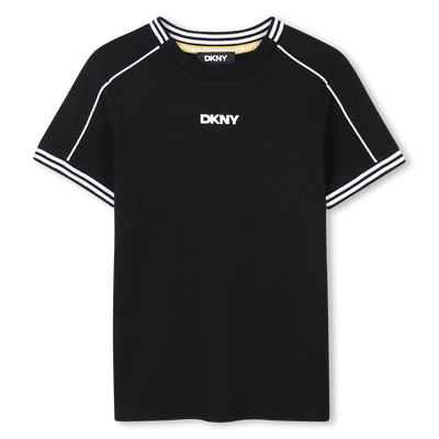 T-shirt avec bandes colorées DKNY UNISEXE