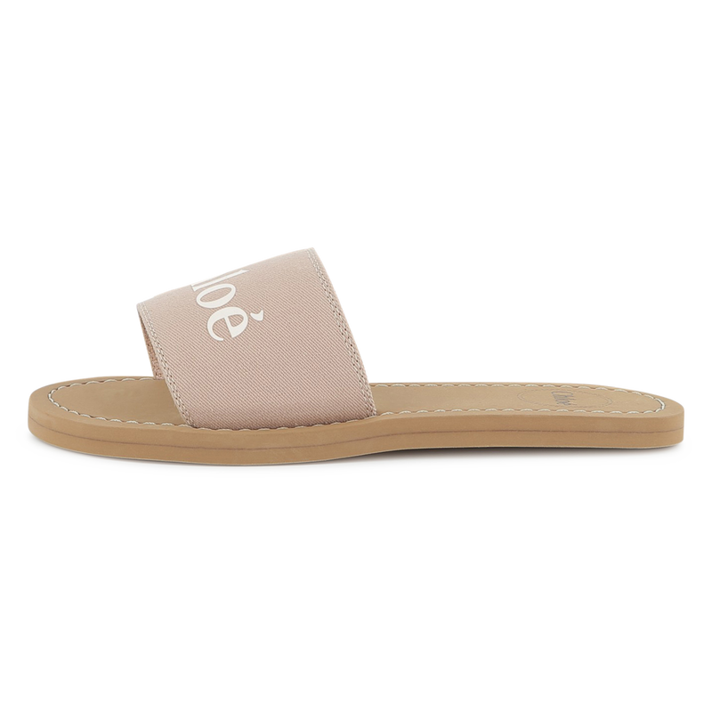 Claquettes en textile CHLOE 
                    FILLE