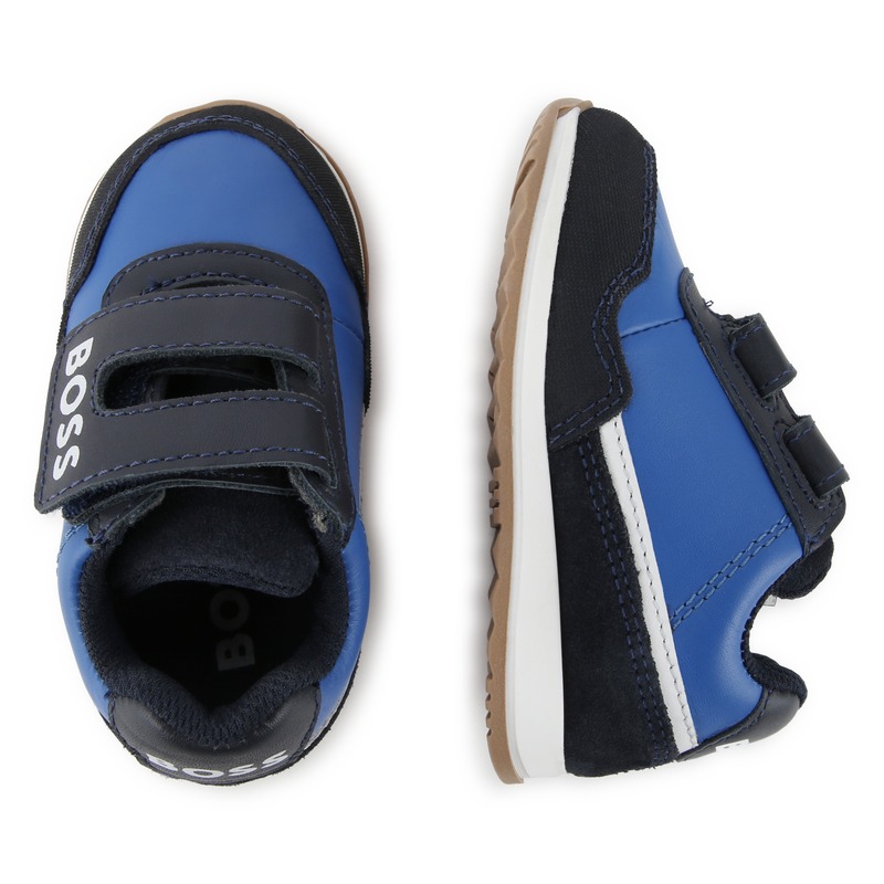Baskets  en cuir de vachette BOSS 
                    GARCON