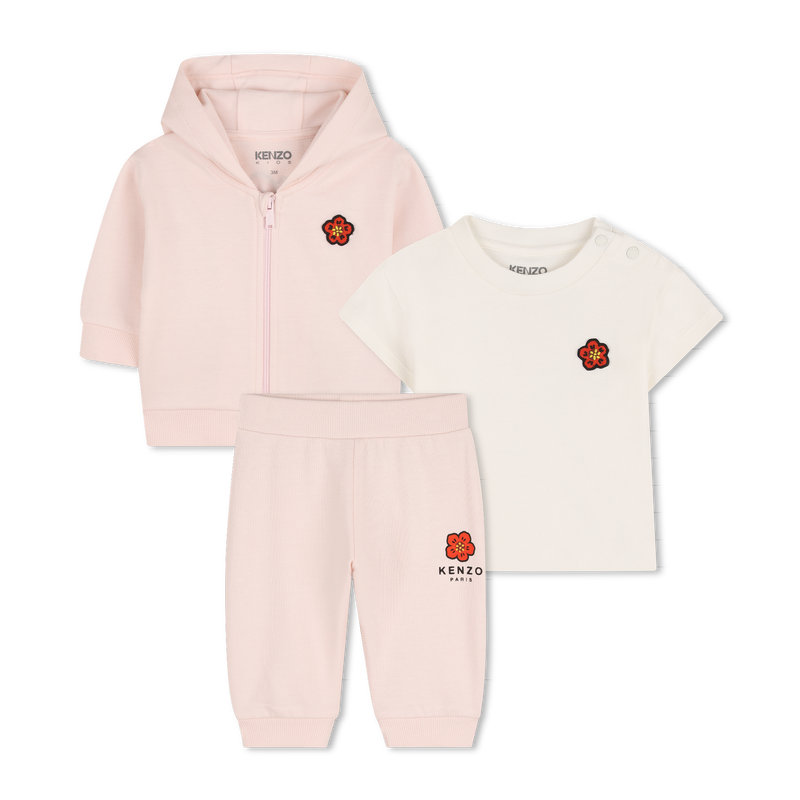 ENSEMBLE T-SHIRT, CARDIGAN ET PANTALON KENZO KIDS 
                        UNISEXE