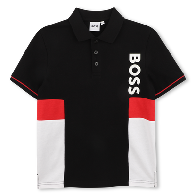 POLO MANCHES COURTES BOSS GARCON
