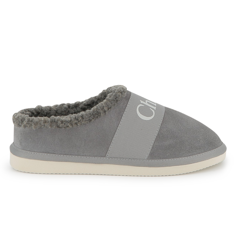 Chaussons en cuir de vache CHLOE 
                        FILLE