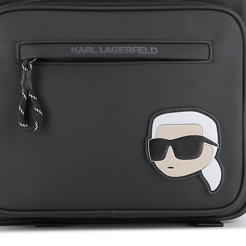 Sac à dos en textile enduit effet gomme KARL LAGERFELD KIDS 
                    GARCON