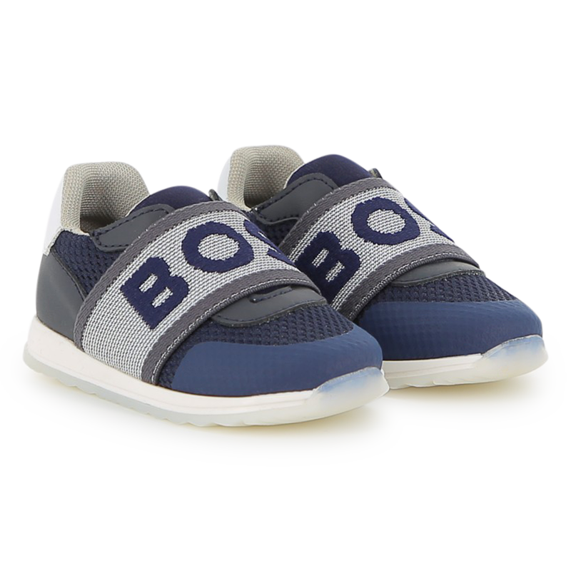 Baskets avec élastique siglé BOSS 
                    GARCON