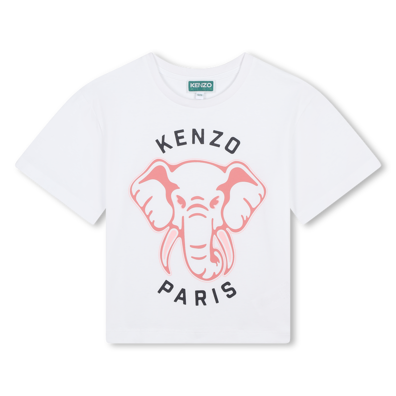T-shirt imprimé en coton KENZO KIDS 
                    FILLE
