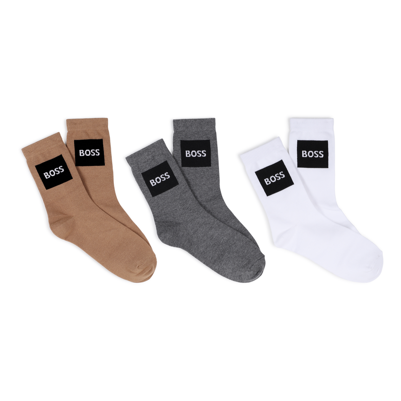 LOT DE 3 PAIRES DE CHAUSSETTES BOSS 
                        GARCON