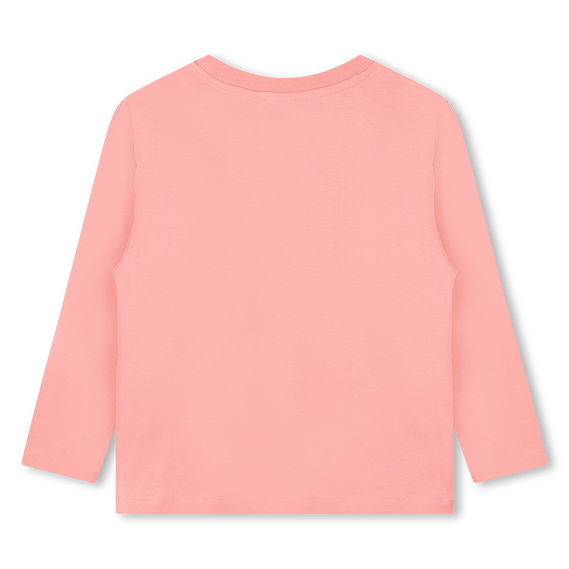 T-shirt manches longues coton KENZO KIDS 
                    FILLE