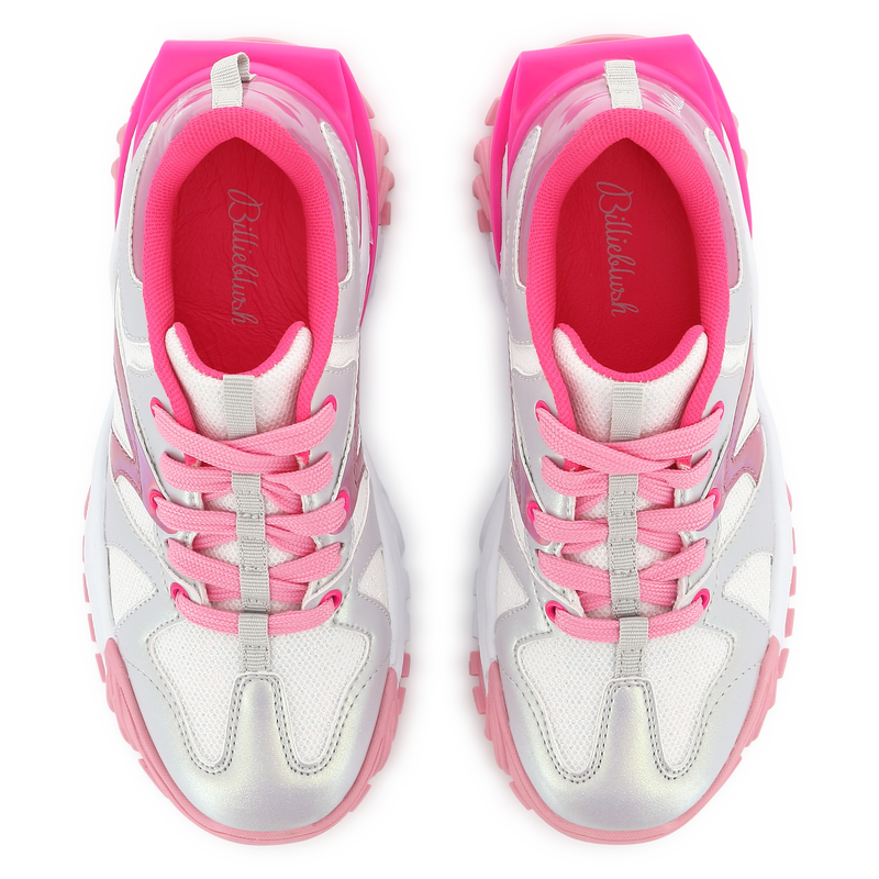 Baskets à lacets bimatières BILLIEBLUSH 
                    FILLE