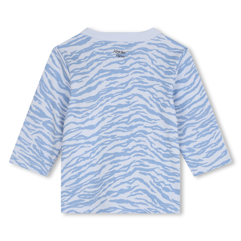 T-shirt et salopette en coton KENZO KIDS 
                        GARCON