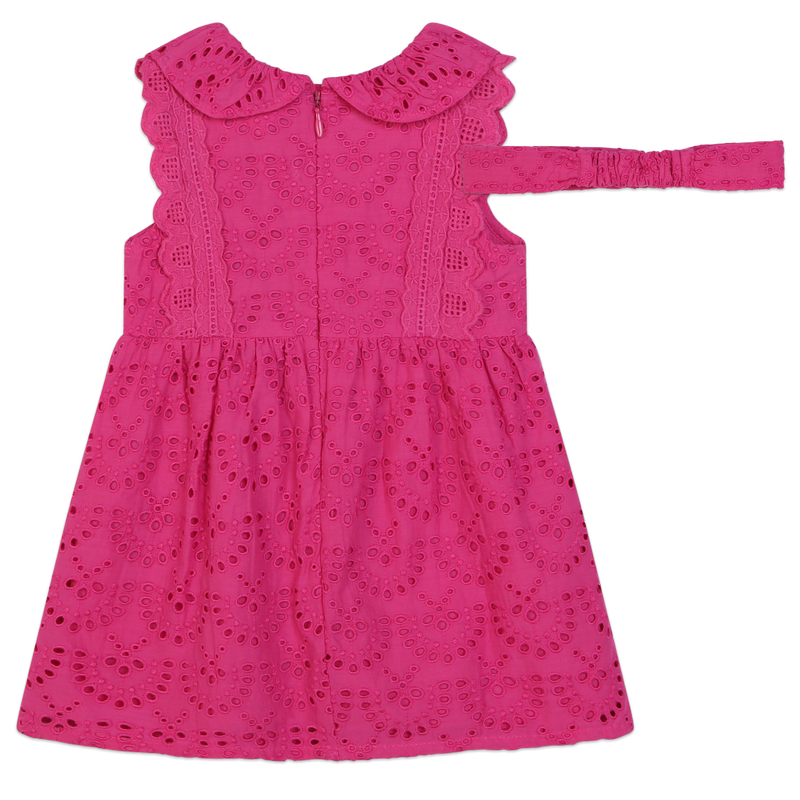 Robe et bandeau uni CARREMENT BEAU 
                    FILLE