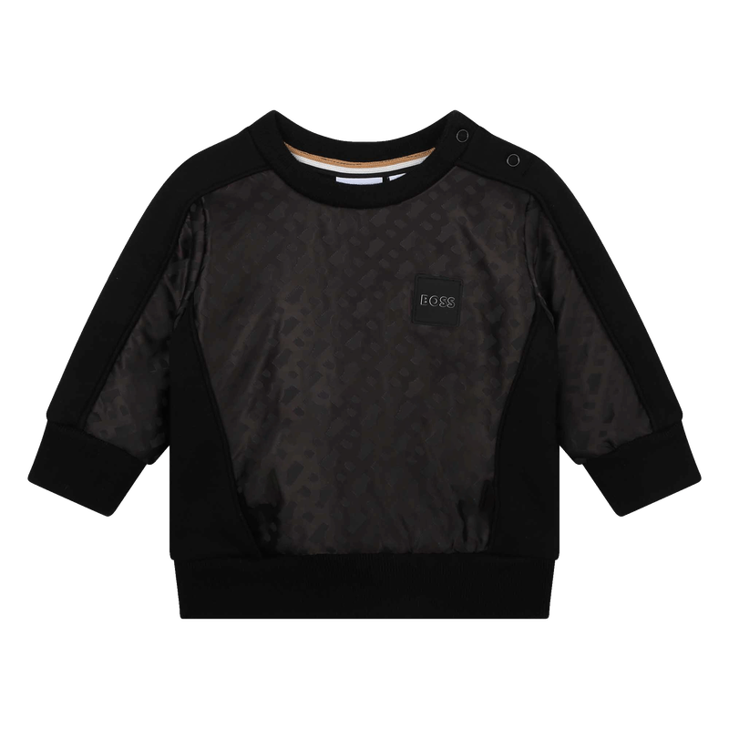 Sweat-shirt bimatière BOSS 
                    GARCON