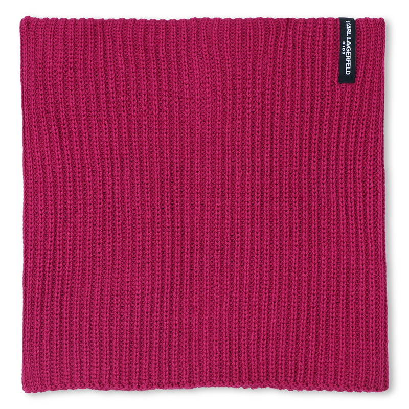 Ensemble bonnet + tour de cou KARL LAGERFELD KIDS 
                    FILLE