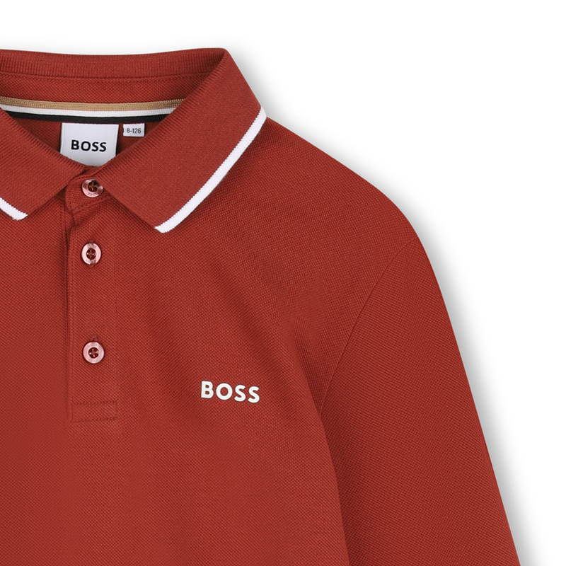 Polo manches longues BOSS 
                        GARCON