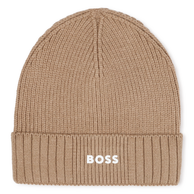 Bonnet tricot avec sigle BOSS GARCON